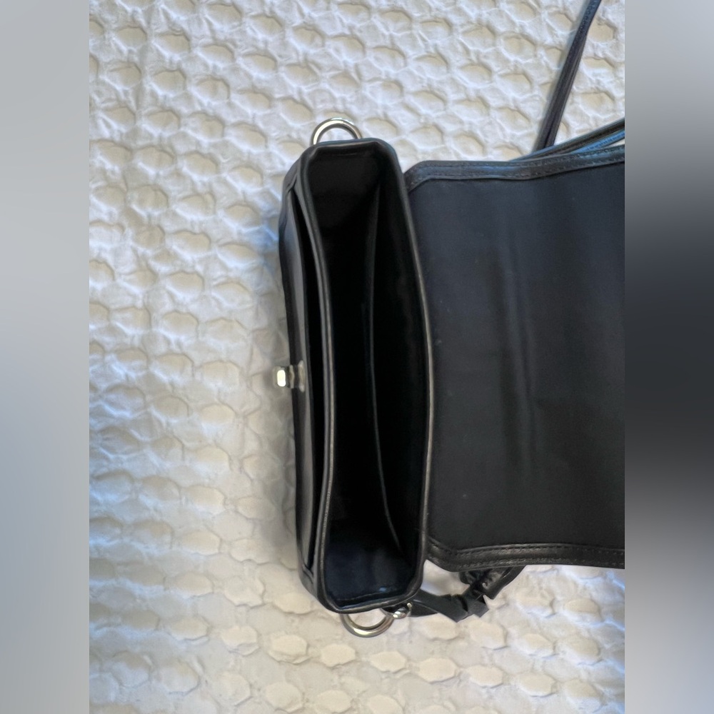 Coach Black Leather Shoulder/Crossbody Bag - Picture 8 of 9